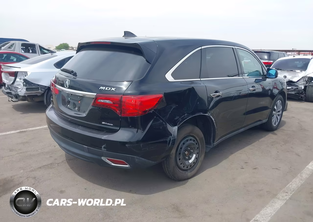2016 Acura Mdx Technology Entertainment Packages-Technology, Entertainment Acurawatch Plus Packages VIN:5FRYD4H60GB001246 - 4