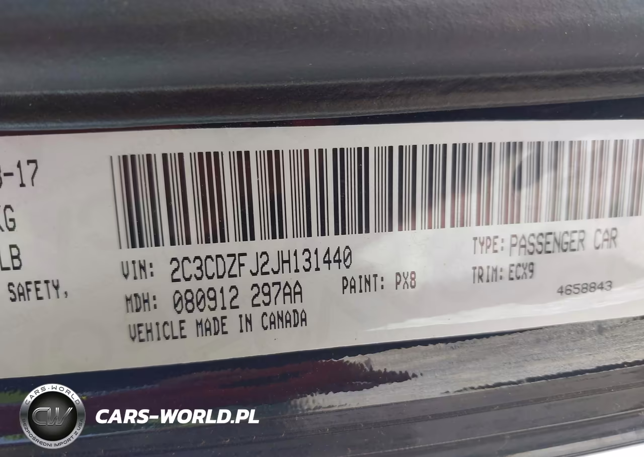 2018 Dodge Challenger 392 Hemi Scat Pack Shaker VIN:2C3CDZFJ2JH131440 - 9