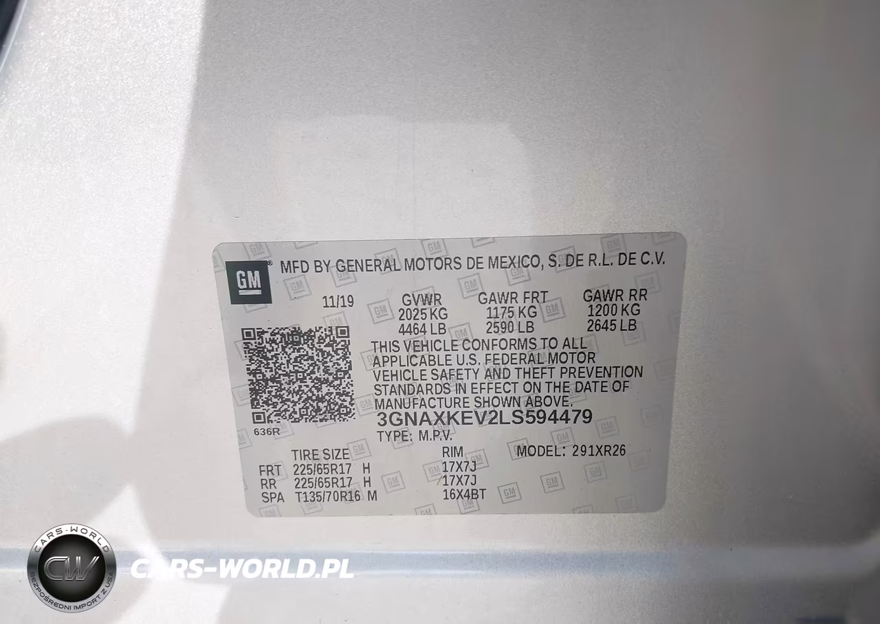 2020 Chevrolet Equinox Fwd Lt 1.5L Turbo VIN:3GNAXKEV2LS594479 - 9