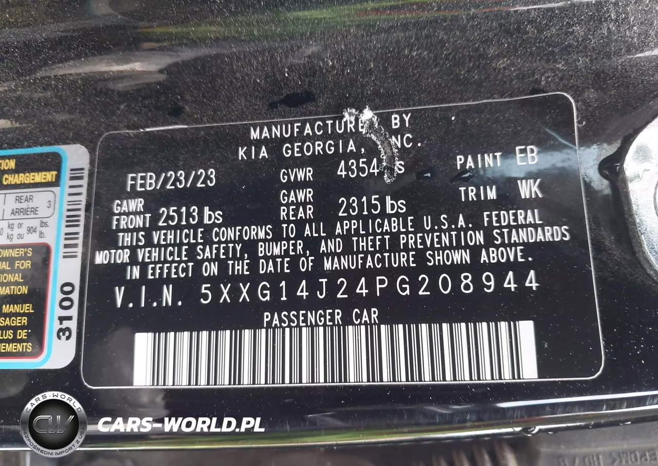 2023 Kia K5 Lxs VIN:5XXG14J24PG208944 - 9
