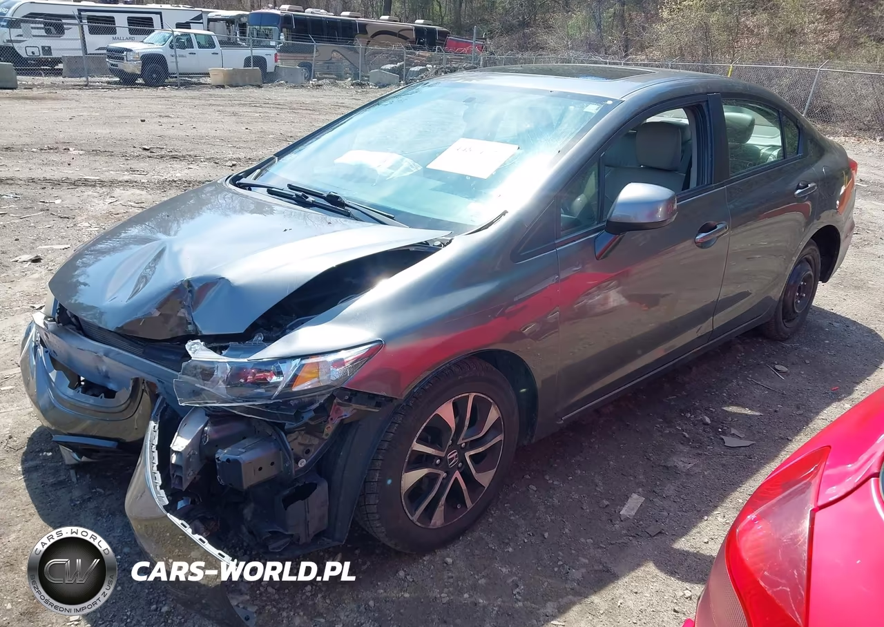 2013 Honda Civic Ex-L VIN:2HGFB2F91DH558125 - 2