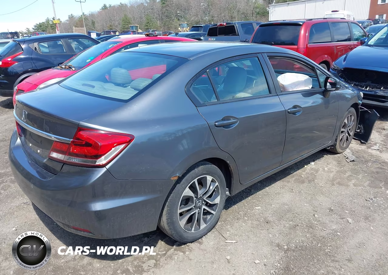 2013 Honda Civic Ex-L VIN:2HGFB2F91DH558125 - 4