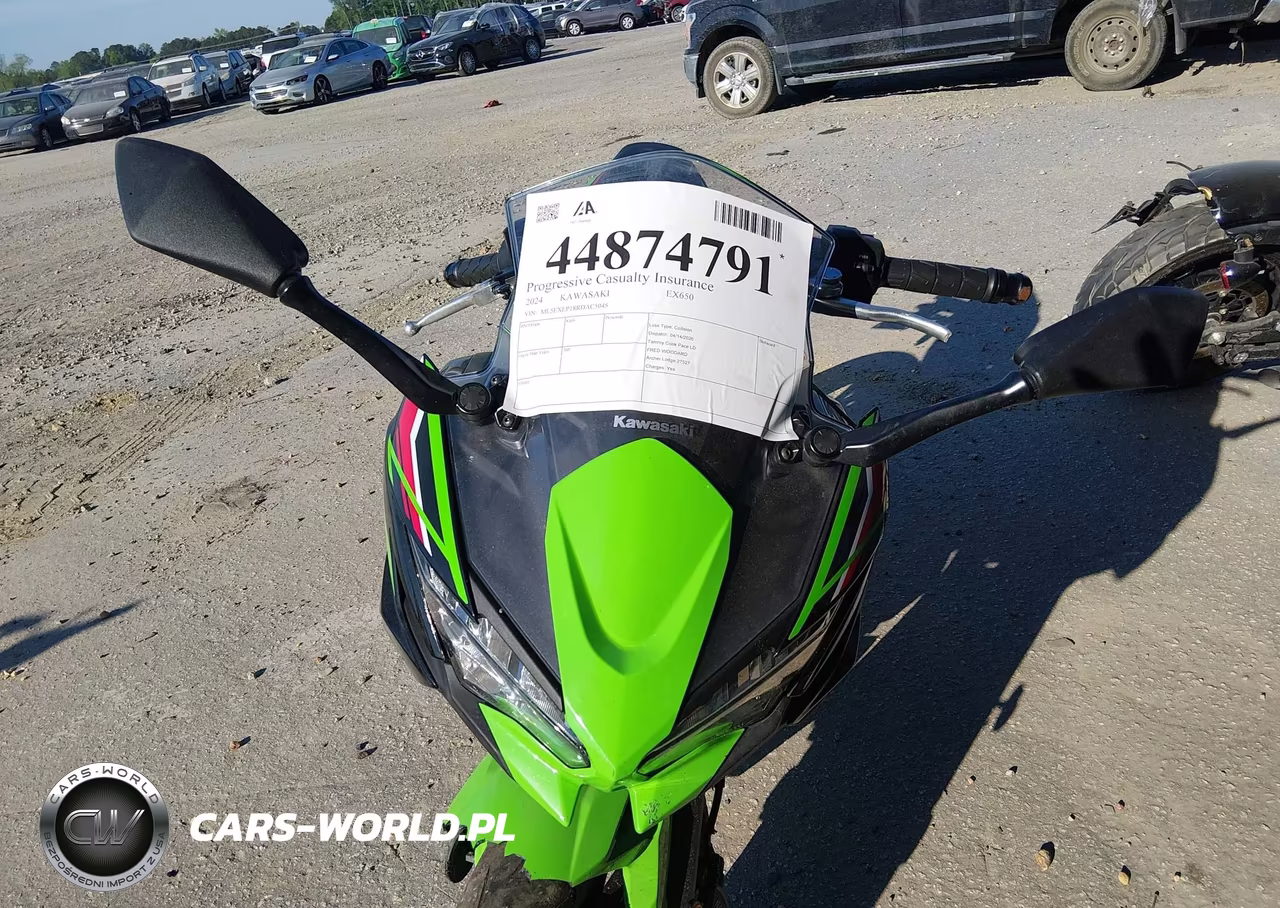 2024 Kawasaki Ex650 P VIN:ML5EXEP18RDAC5045 - 5