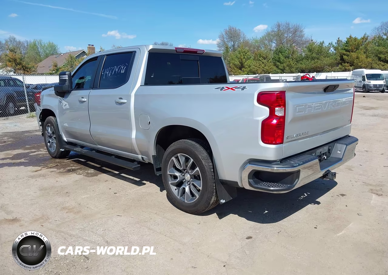 2021 Chevrolet Silverado 1500 4Wd Short Bed Lt VIN:3GCUYDET2MG155865 - 3