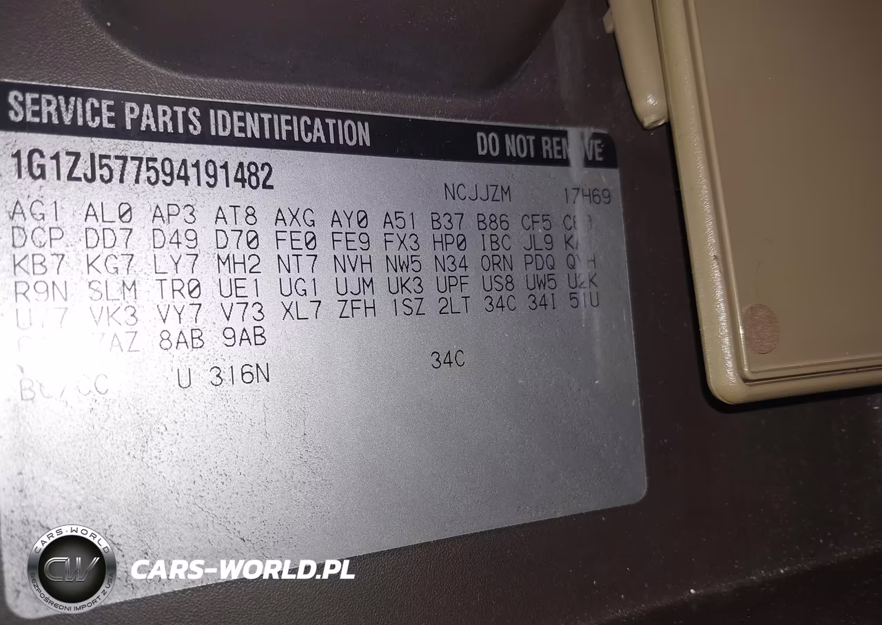 2009 Chevrolet Malibu Lt VIN:1G1ZJ577594191482 - 9