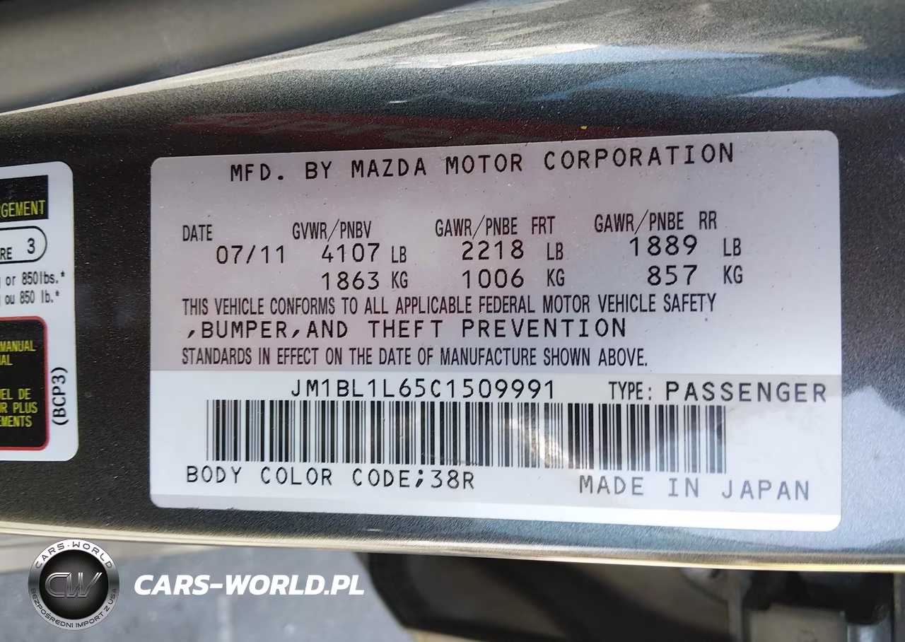 2012 Mazda Mazda3 S Touring VIN:JM1BL1L65C1509991 - 9