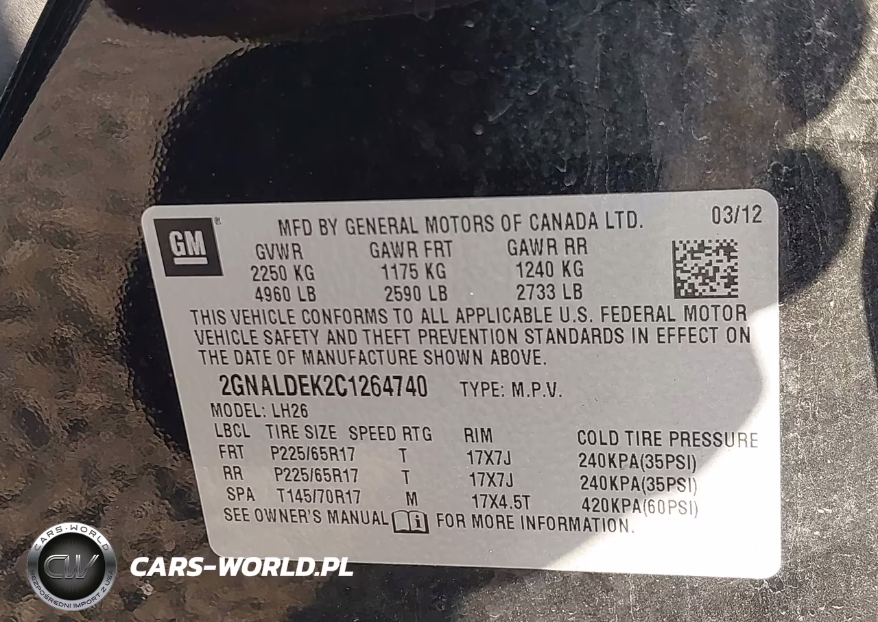 2012 Chevrolet Equinox 1Lt VIN:2GNALDEK2C1264740 - 9