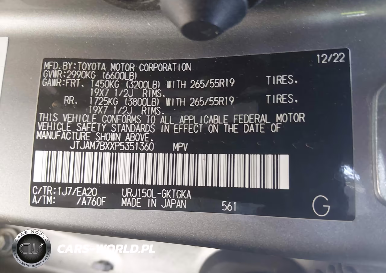 2023 Lexus Gx 460 Premium VIN:JTJAM7BXXP5351360 - 9
