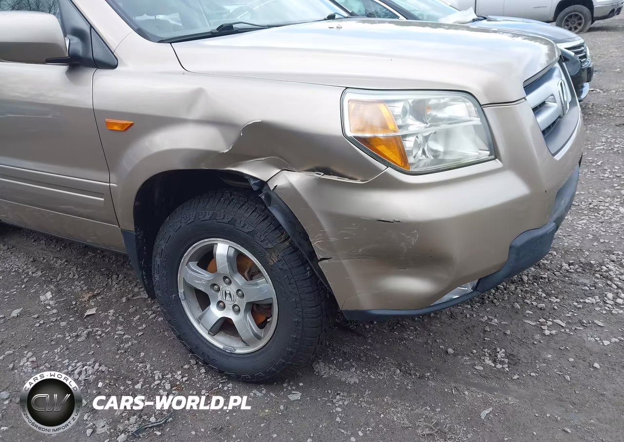 2006 Honda Pilot Ex-L VIN:5FNYF18506B022145 - 6