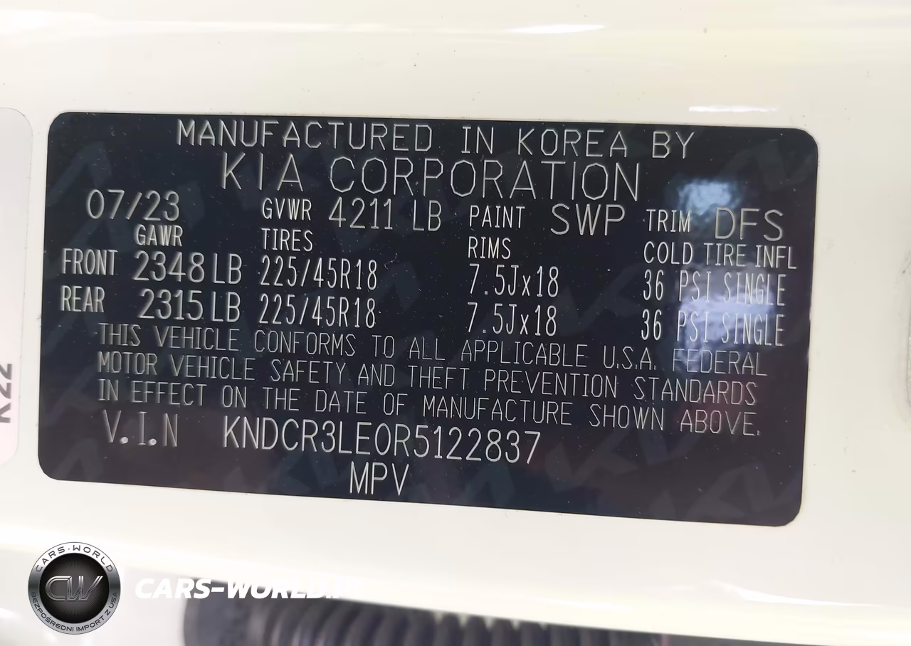2024 Kia Niro Ex Touring VIN:KNDCR3LE0R5122837 - 9