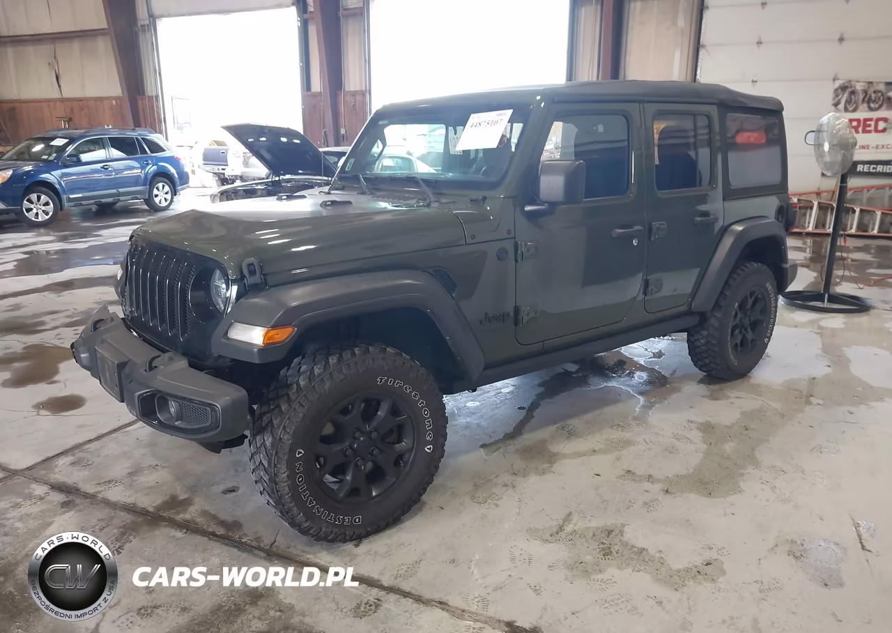 2021 Jeep Wrangler Unlimited Willys 4X4 VIN:1C4HJXDG4MW579996 - 2