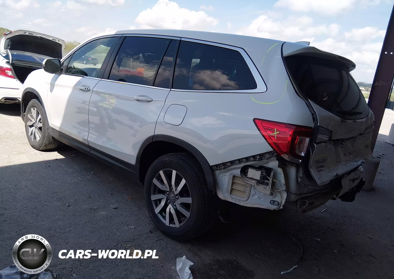 2021 Honda Pilot Awd Ex-L VIN:5FNYF6H57MB043729 - 3