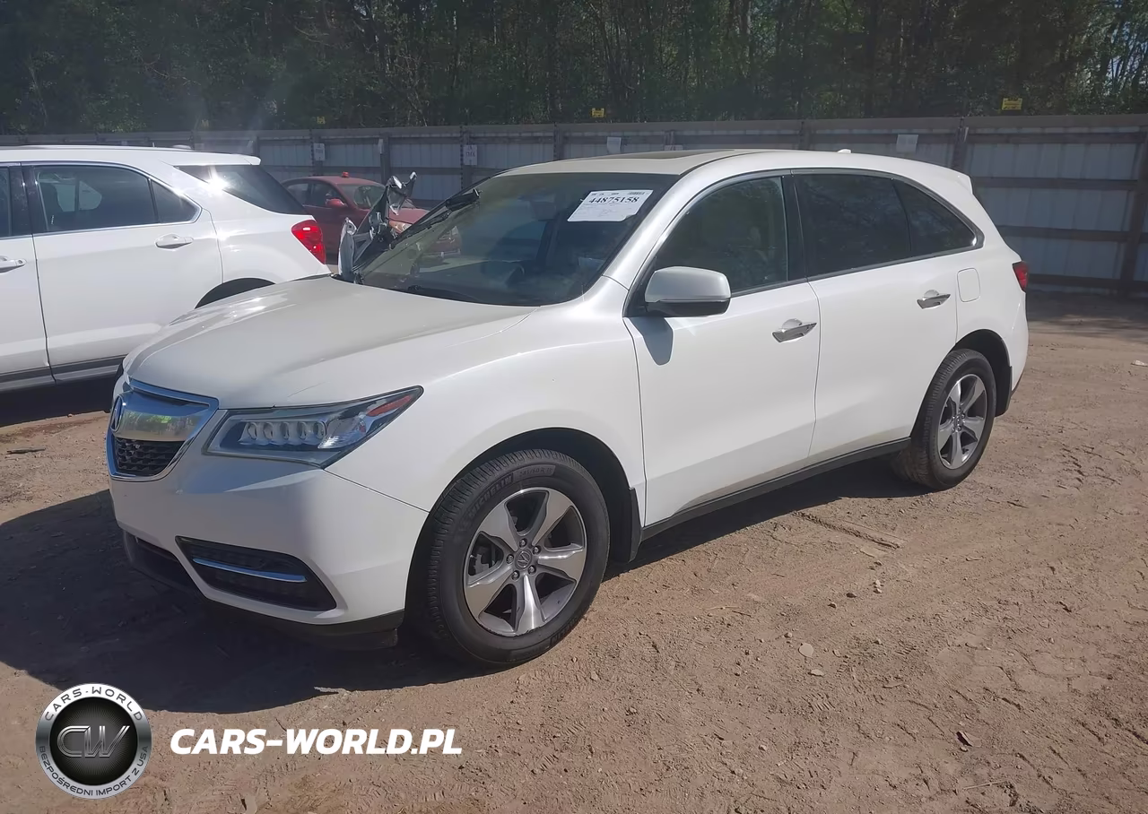 2014 Acura Mdx VIN:5FRYD4H27EB025201 - 2