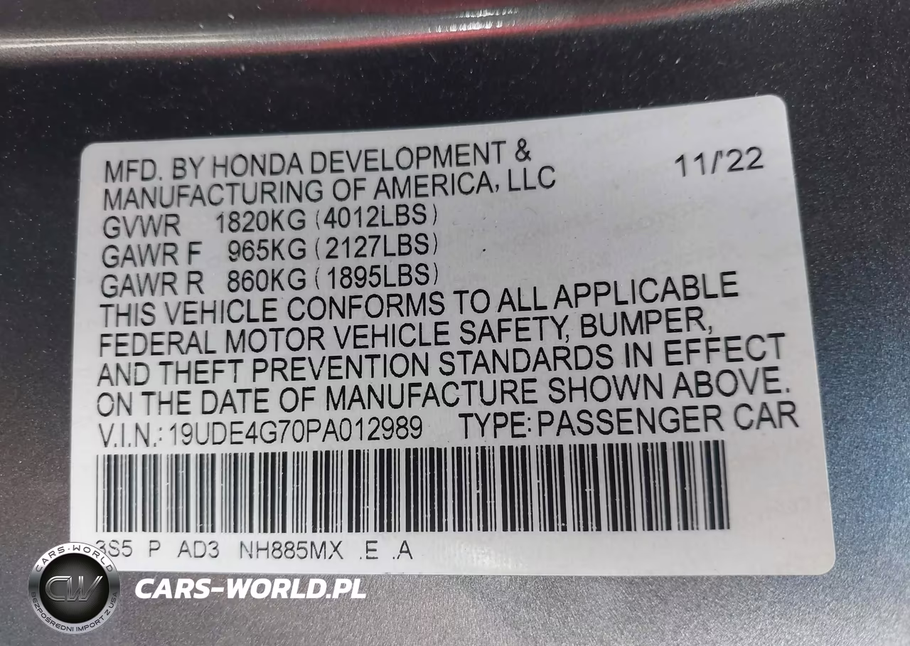2023 Acura Integra A-Spec Technology VIN:19UDE4G70PA012989 - 9
