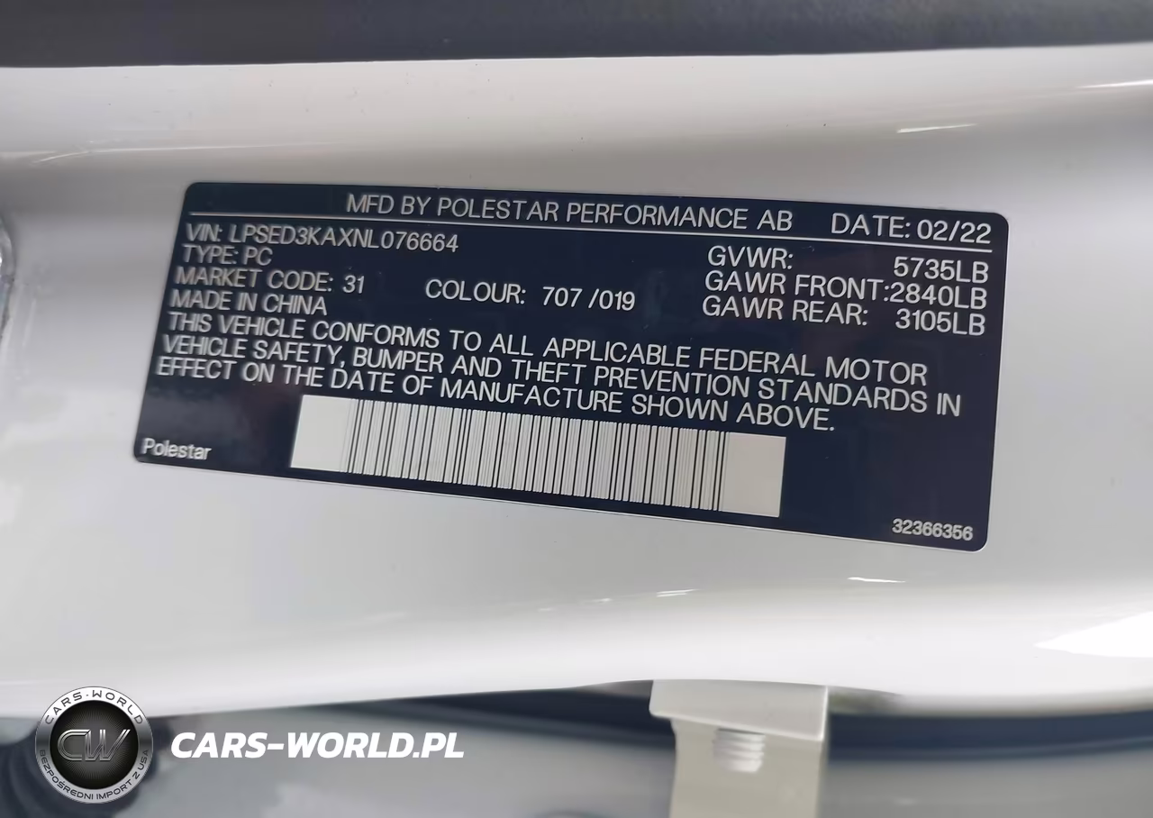 2022 Polestar 2 Long Range Dual Motor VIN:LPSED3KAXNL076664 - 9