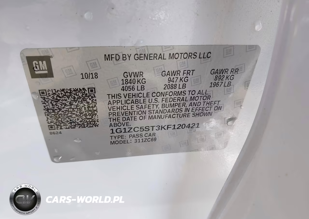 2019 Chevrolet Malibu 1Fl VIN:1G1ZC5ST3KF120421 - 9