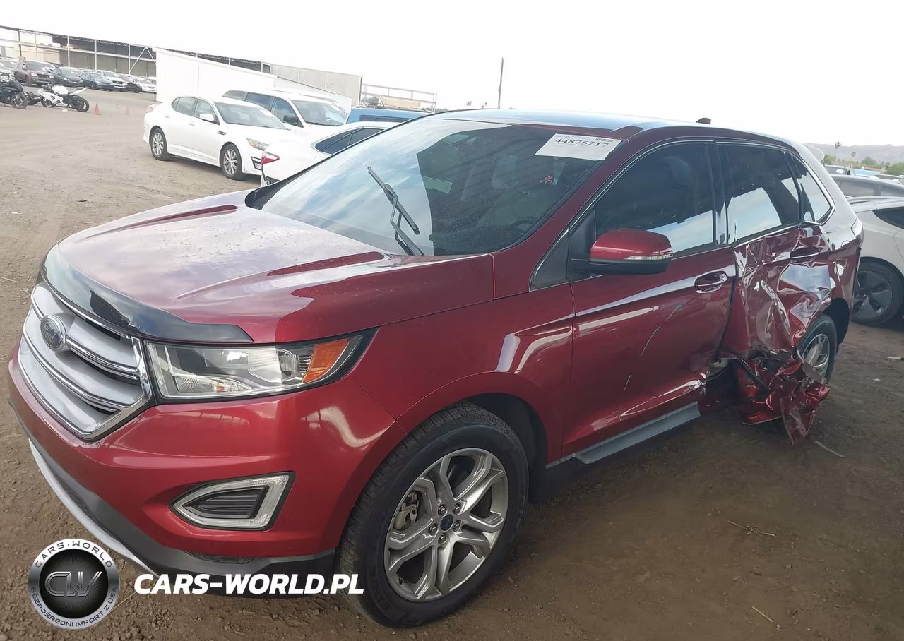 2017 Ford Edge Titanium VIN:2FMPK4K88HBB21495 - 2