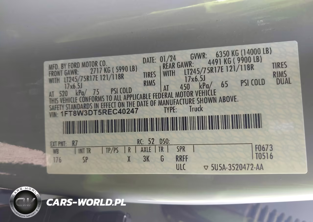 2024 Ford F-350 King Ranch VIN:1FT8W3DT5REC40247 - 9