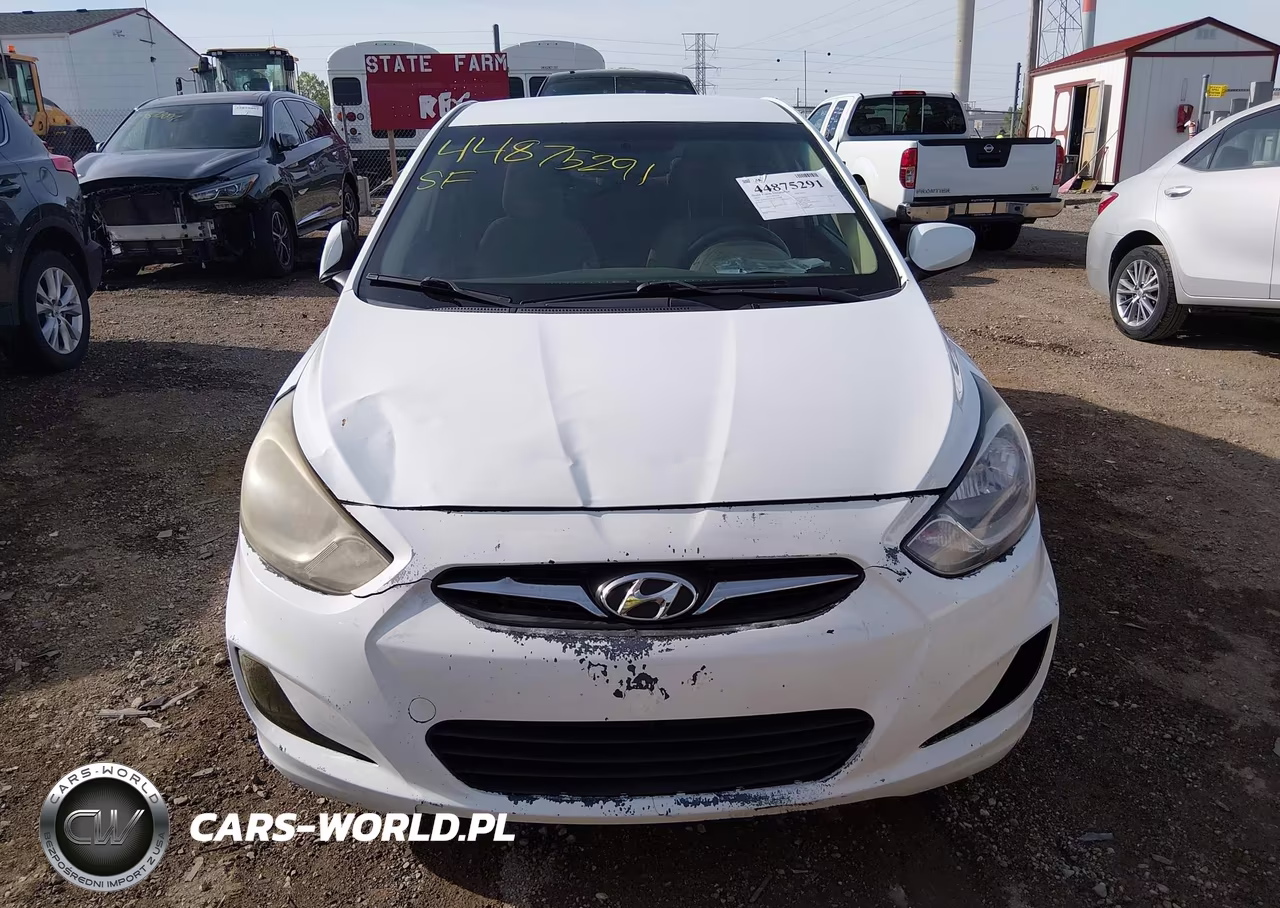 2013 Hyundai Accent Gls VIN:KMHCU4AE3DU303206 - 12