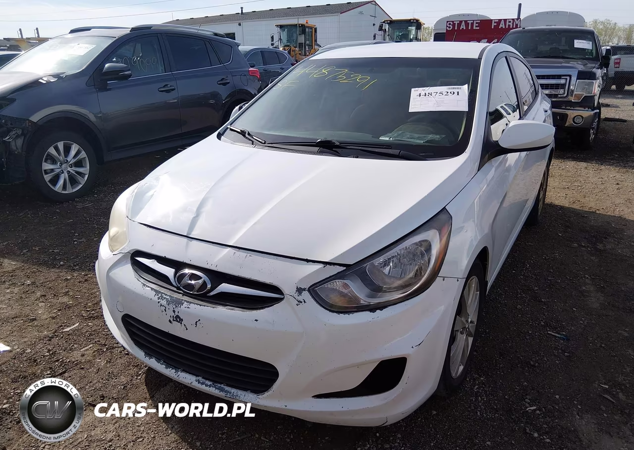 2013 Hyundai Accent Gls VIN:KMHCU4AE3DU303206 - 2