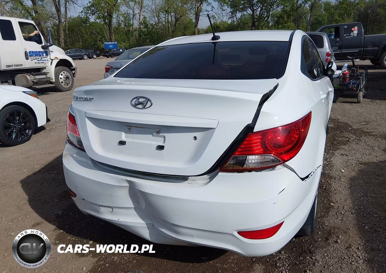 2013 Hyundai Accent Gls VIN:KMHCU4AE3DU303206 - 6