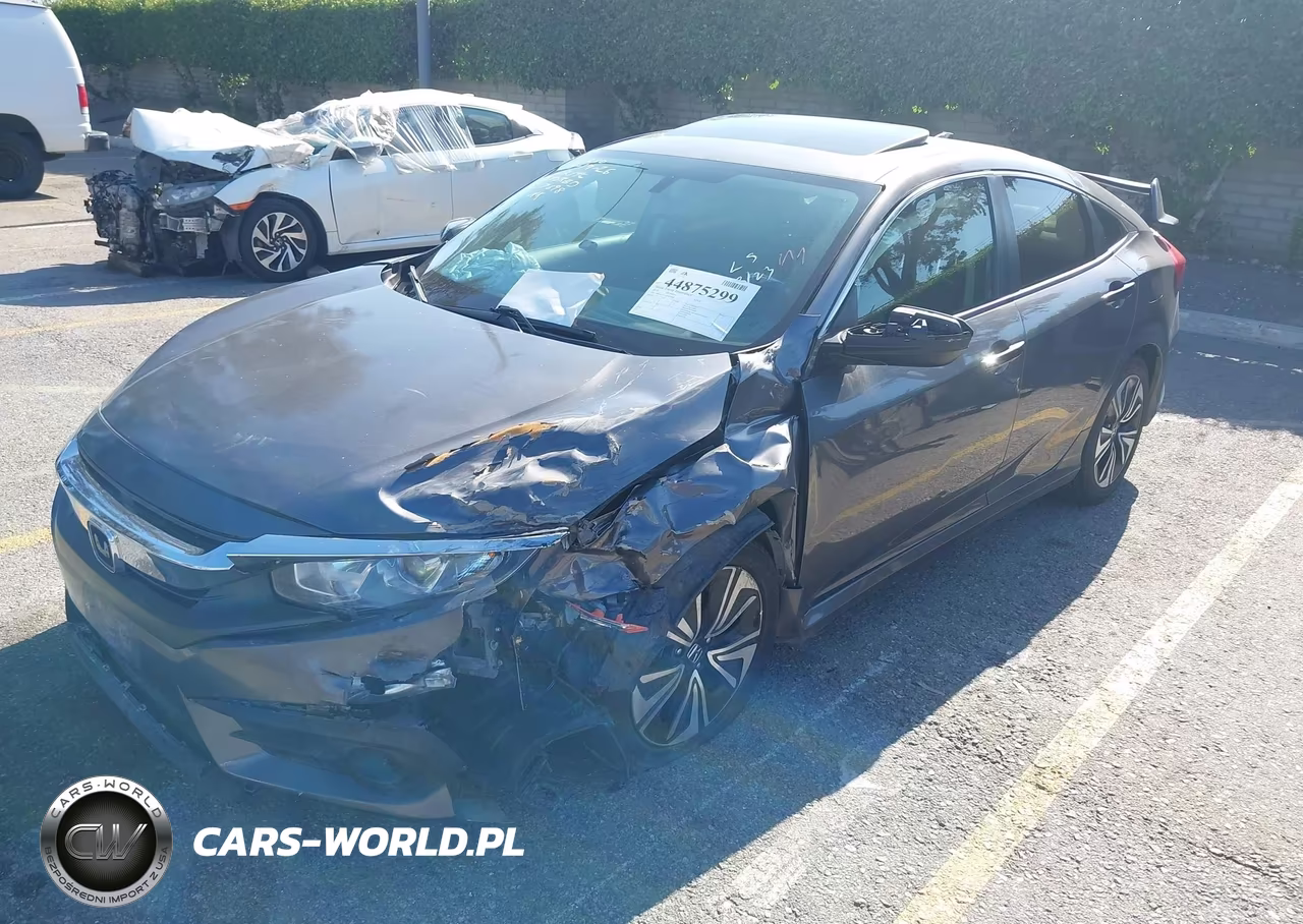 2018 Honda Civic Ex-L VIN:JHMFC1F74JX037698 - 2