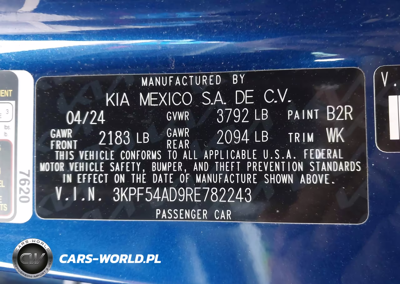 2024 Kia Forte Gt-Line VIN:3KPF54AD9RE782243 - 9