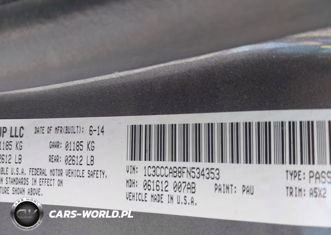 2015 Chrysler 200 Limited VIN:1C3CCCAB8FN534353 - 9