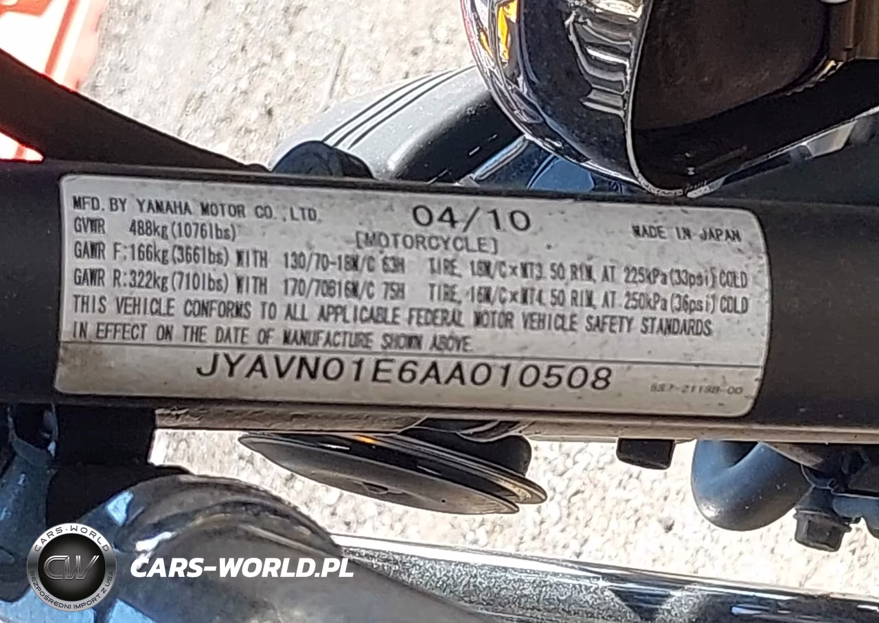 2010 Yamaha Xvs950 A VIN:JYAVN01E6AA010508 - 10