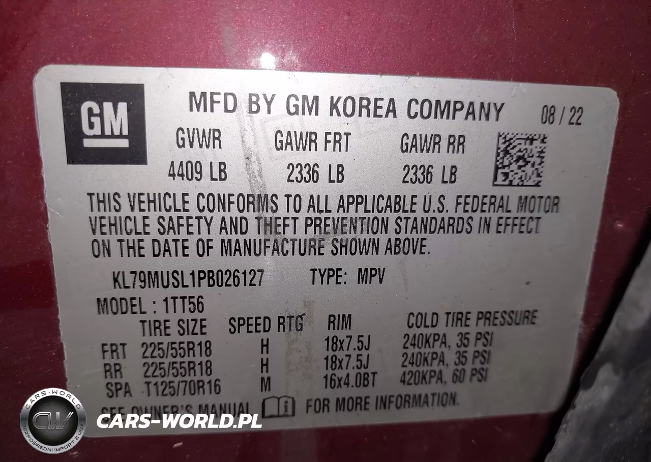 2023 Chevrolet Trailblazer Awd Rs VIN:KL79MUSL1PB026127 - 9