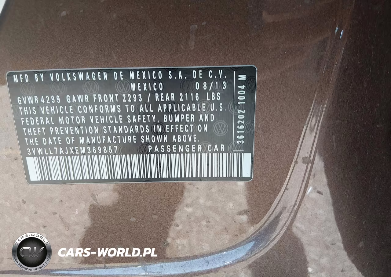 2014 Volkswagen Jetta 2.0L Tdi VIN:3VWLL7AJXEM369857 - 9