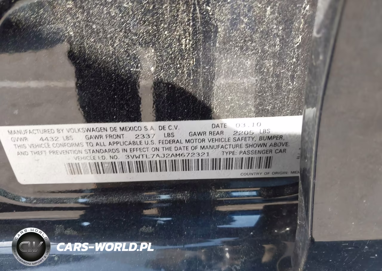 2010 Volkswagen Jetta Tdi VIN:3VWTL7AJ2AM672321 - 9