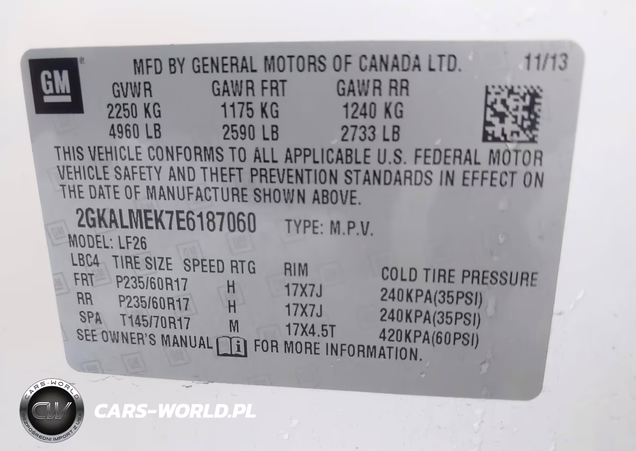 2014 GMC Terrain Sle-1 VIN:2GKALMEK7E6187060 - 9