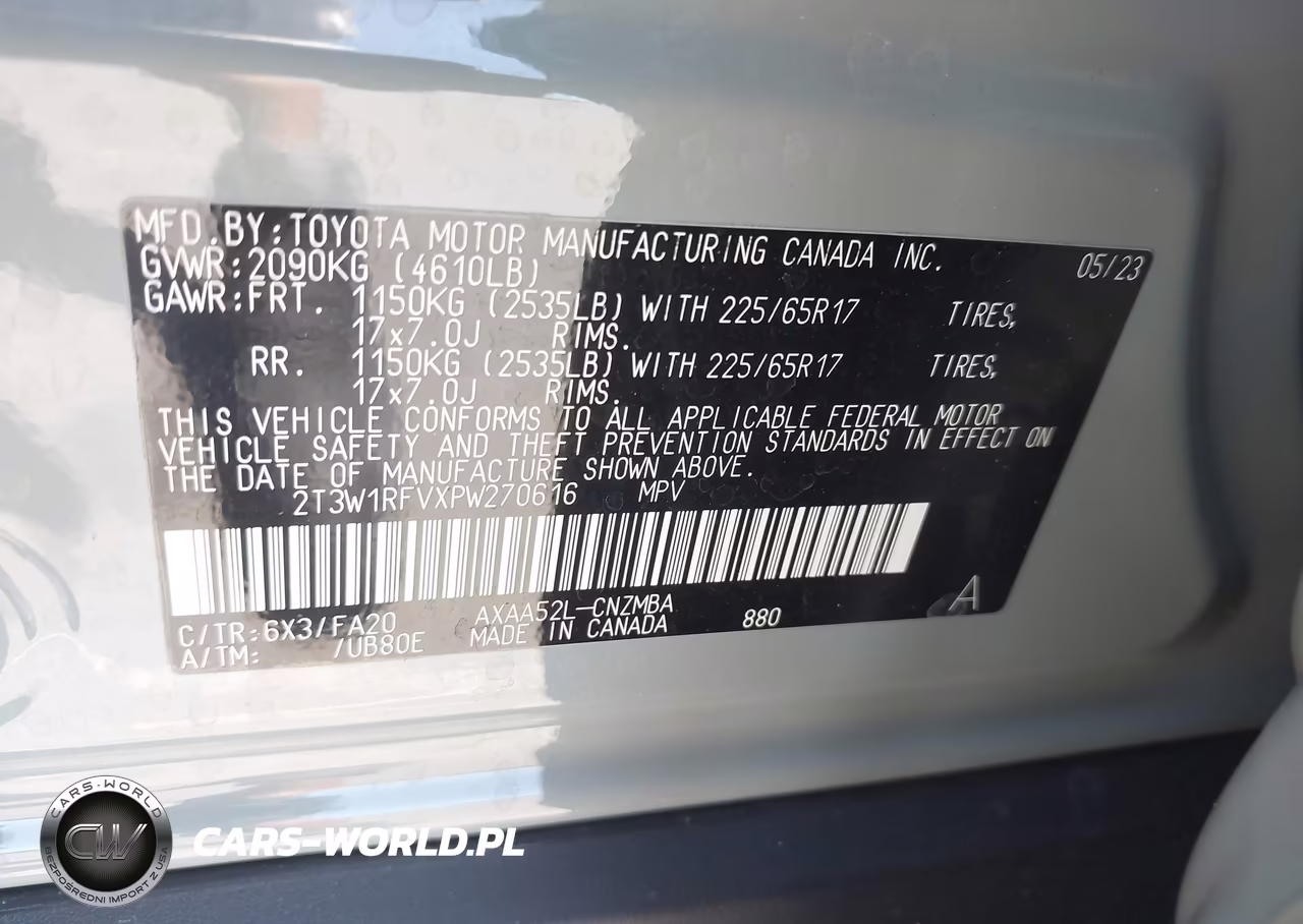 2023 Toyota Rav4 Xle VIN:2T3W1RFVXPW270616 - 9
