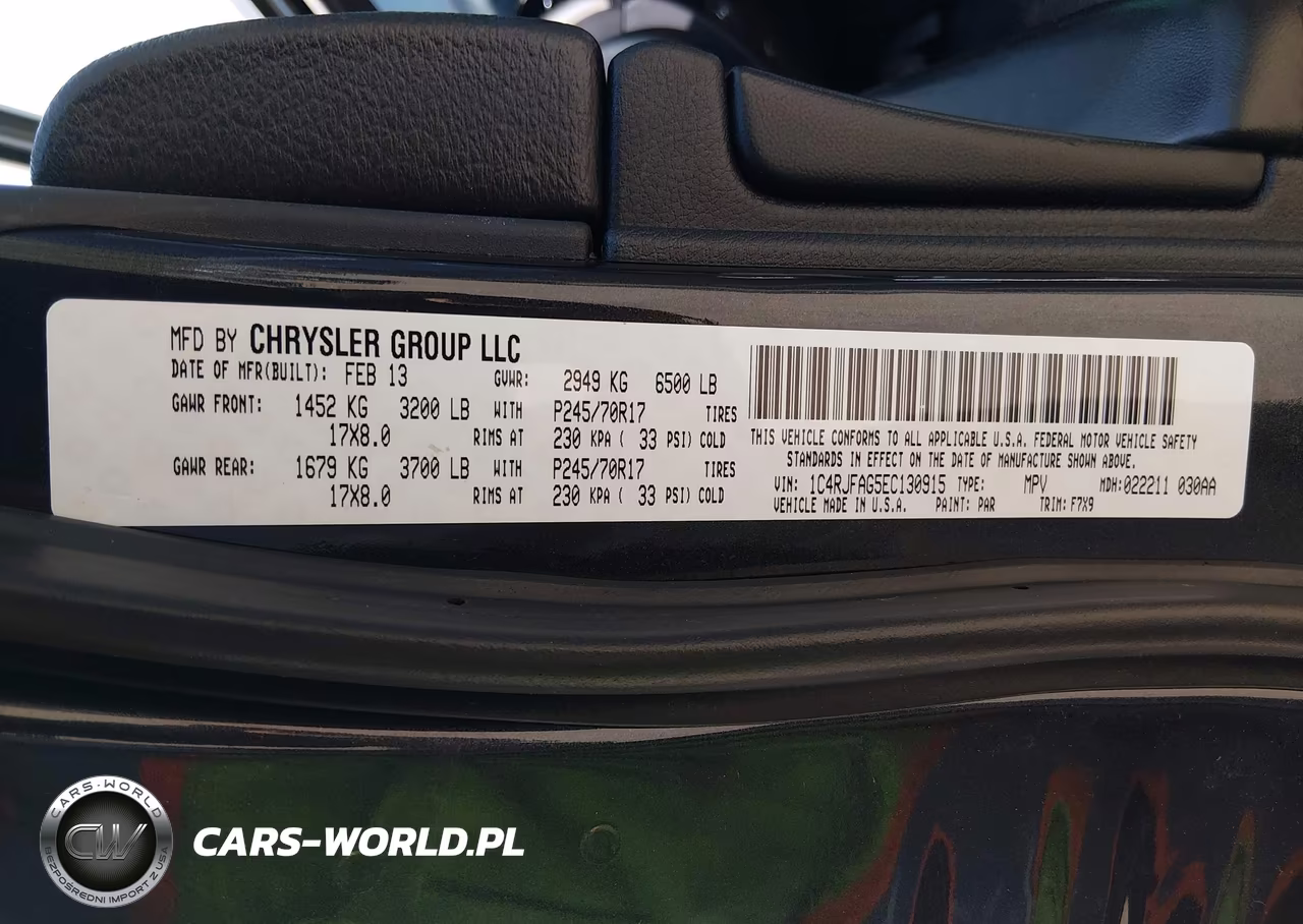 2014 Jeep Grand Cherokee Laredo VIN:1C4RJFAG5EC130915 - 9