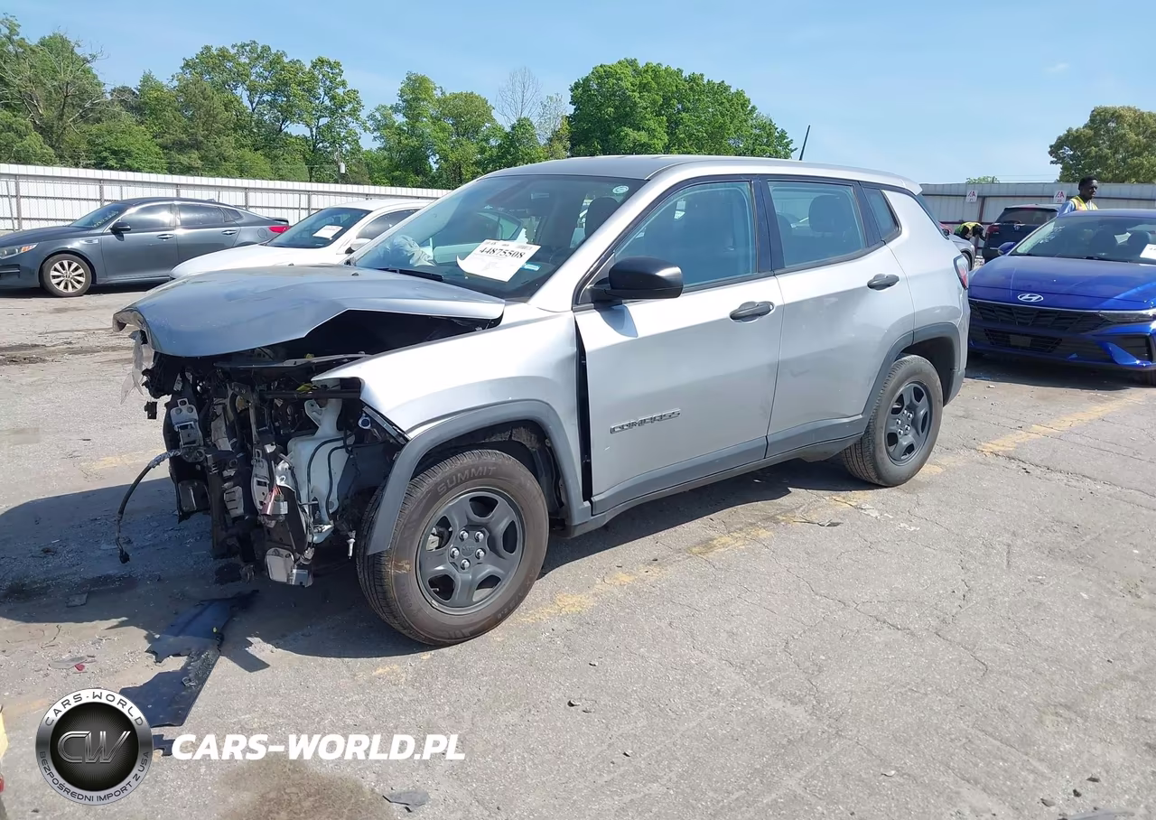 2020 Jeep Compass Sport Fwd VIN:3C4NJCAB5LT230466 - 2
