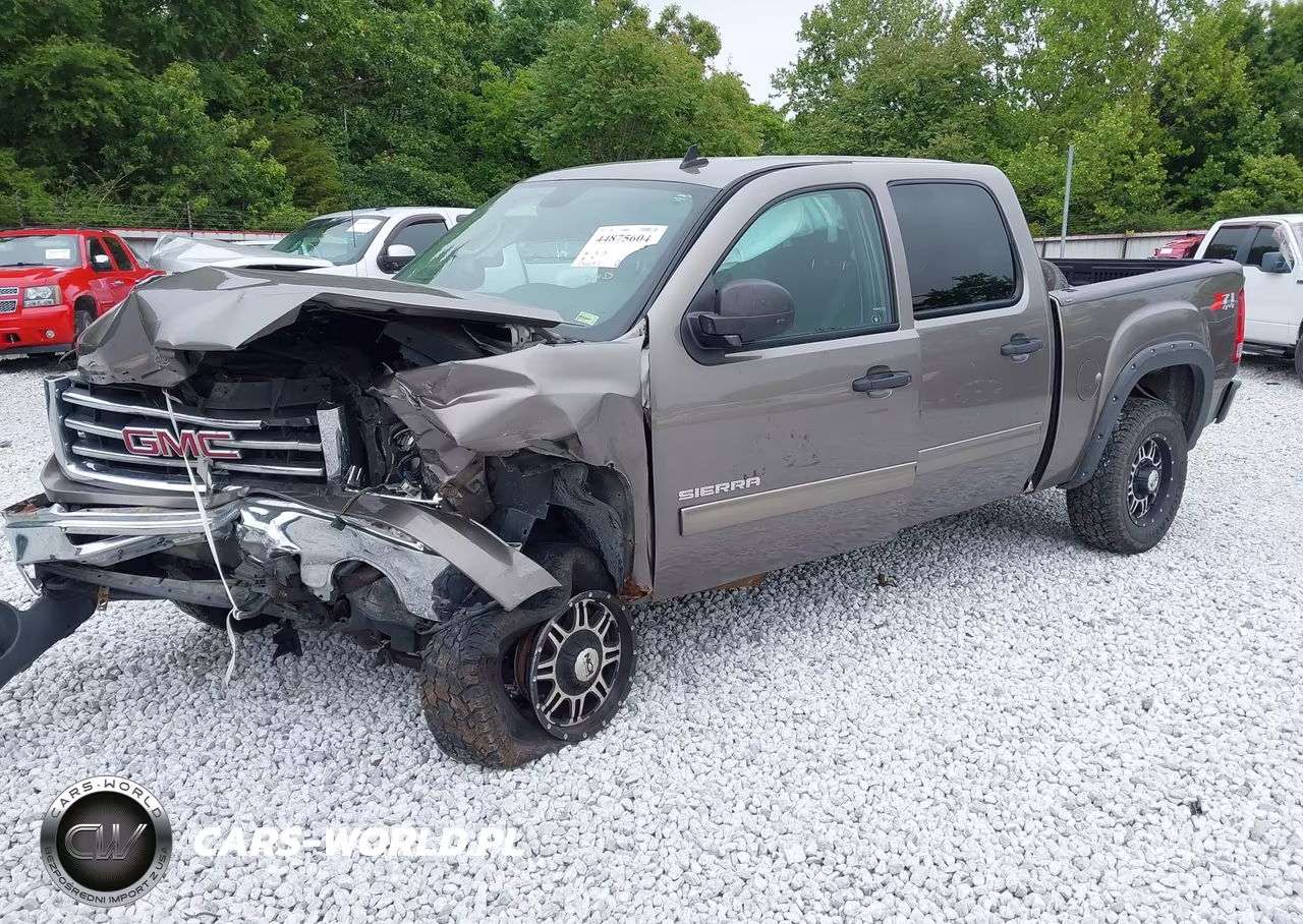 2013 GMC Sierra 1500 Sle VIN:3GTP2VEA7DG350721 - 2