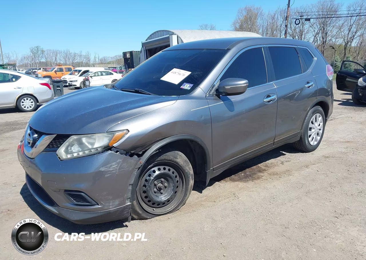 2015 Nissan Rogue S VIN:KNMAT2MV9FP528505 - 2