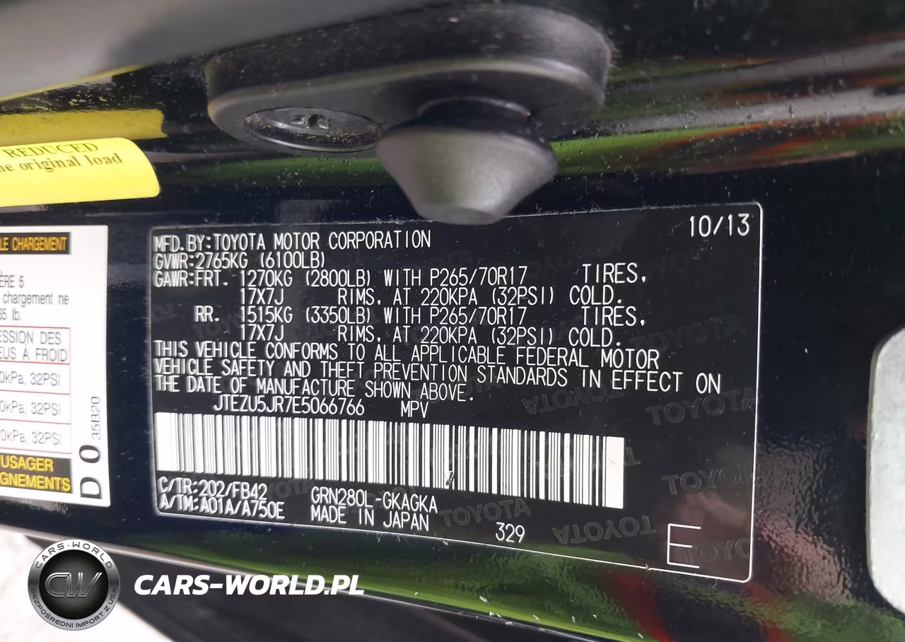 2014 Toyota 4Runner Sr5 VIN:JTEZU5JR7E5066766 - 9