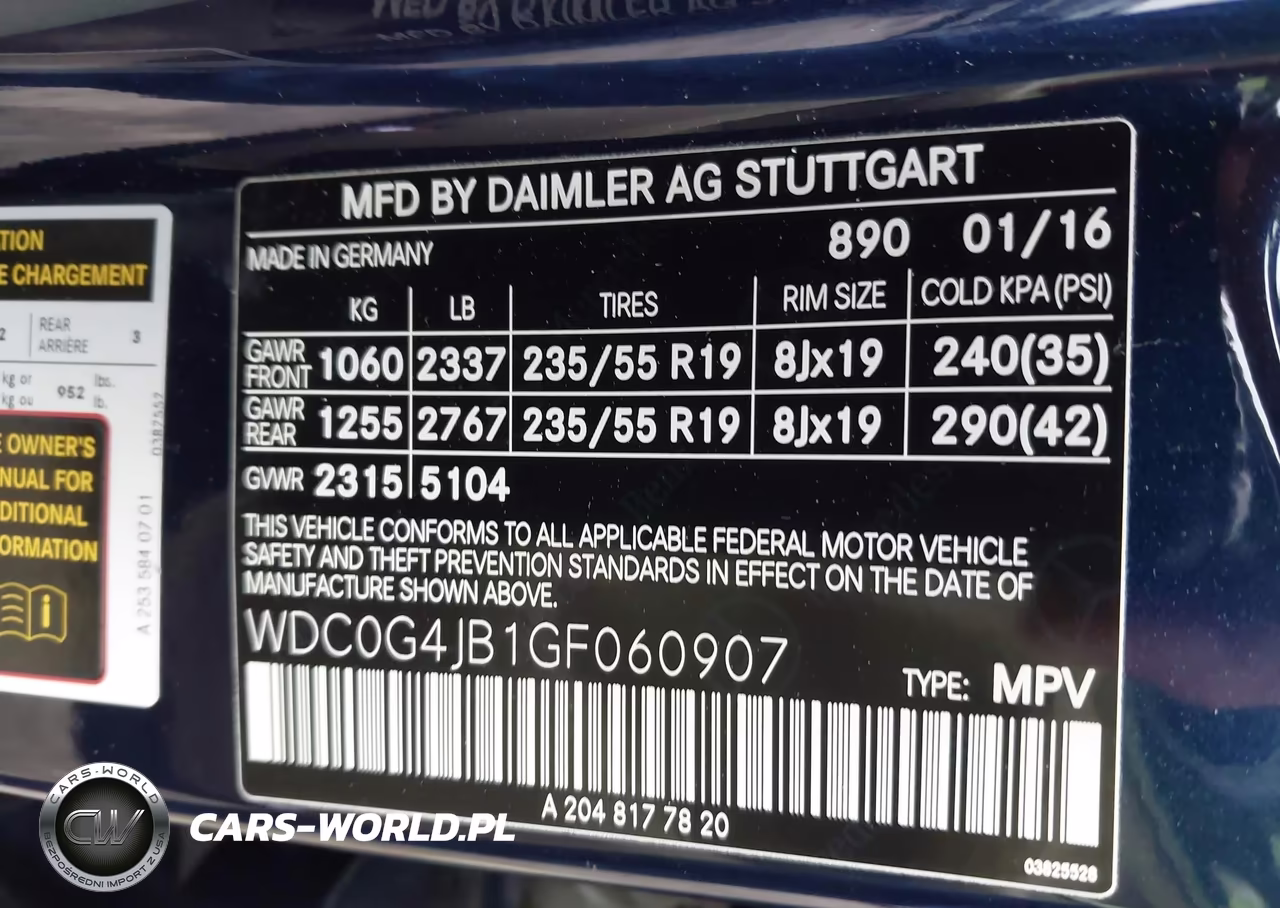 2016 Mercedes-Benz Glc 300 VIN:WDC0G4JB1GF060907 - 9