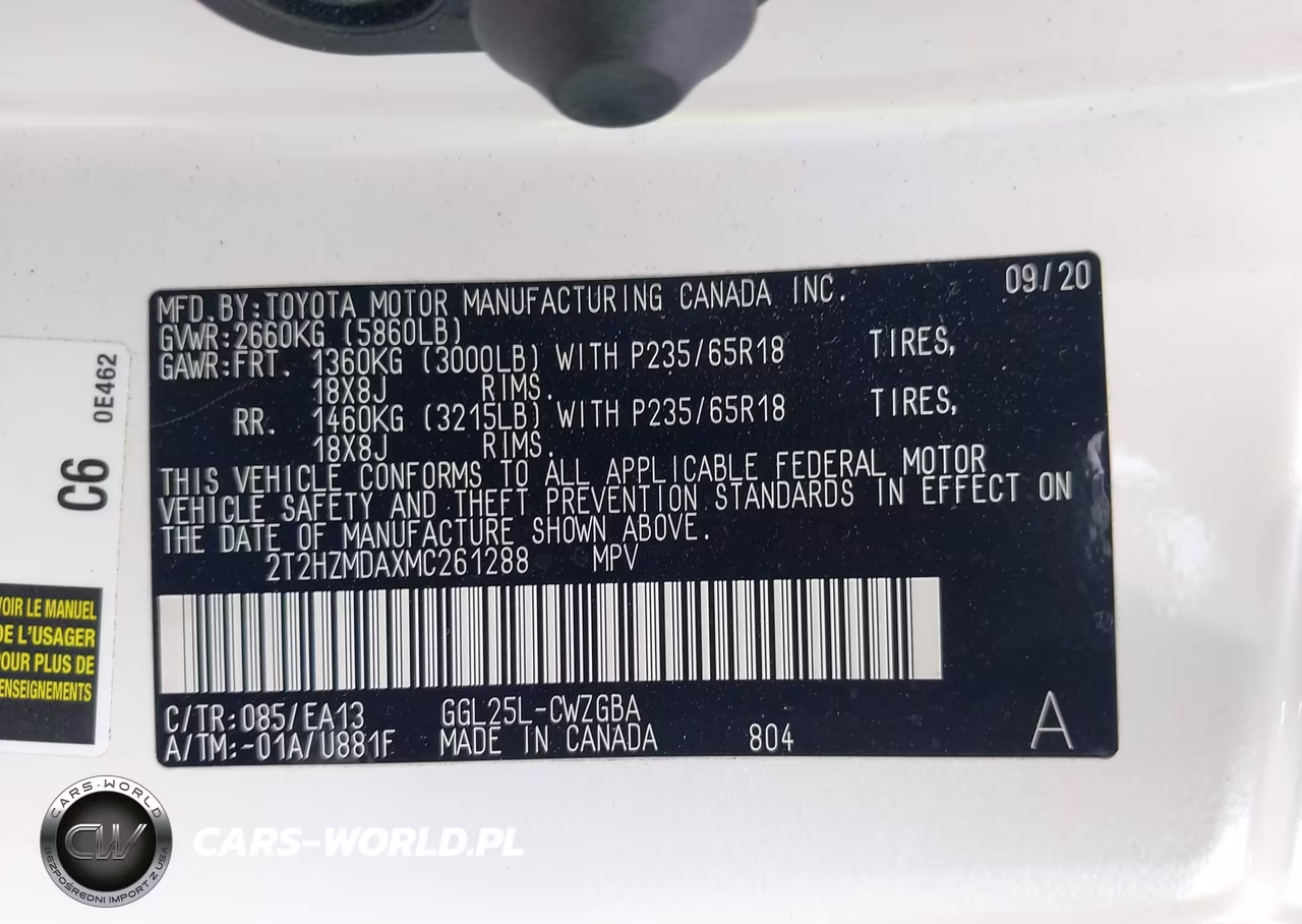 2021 Lexus Rx 350 VIN:2T2HZMDAXMC261288 - 9