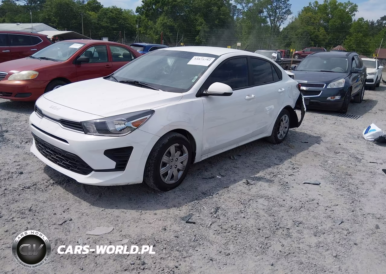 2022 Kia Rio Lx VIN:3KPA24AD7NE484268 - 2