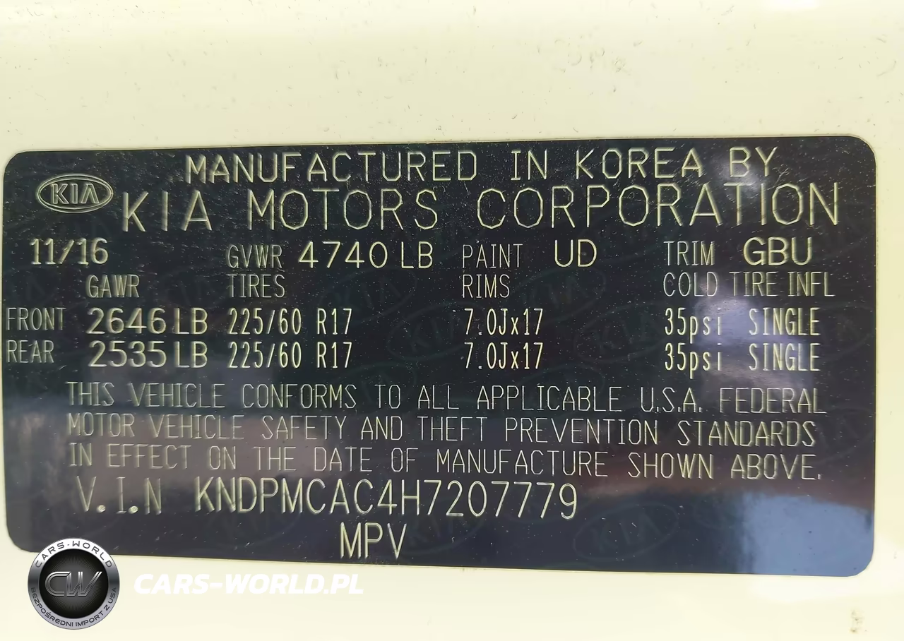 2017 Kia Sportage Lx VIN:KNDPMCAC4H7207779 - 9