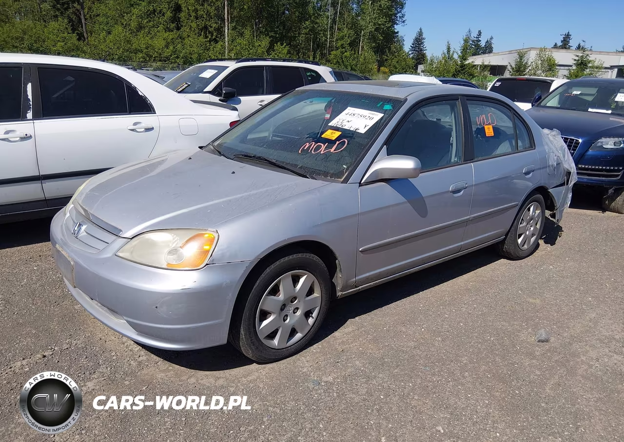 2002 Honda Civic Ex VIN:1HGES26862L070954 - 2