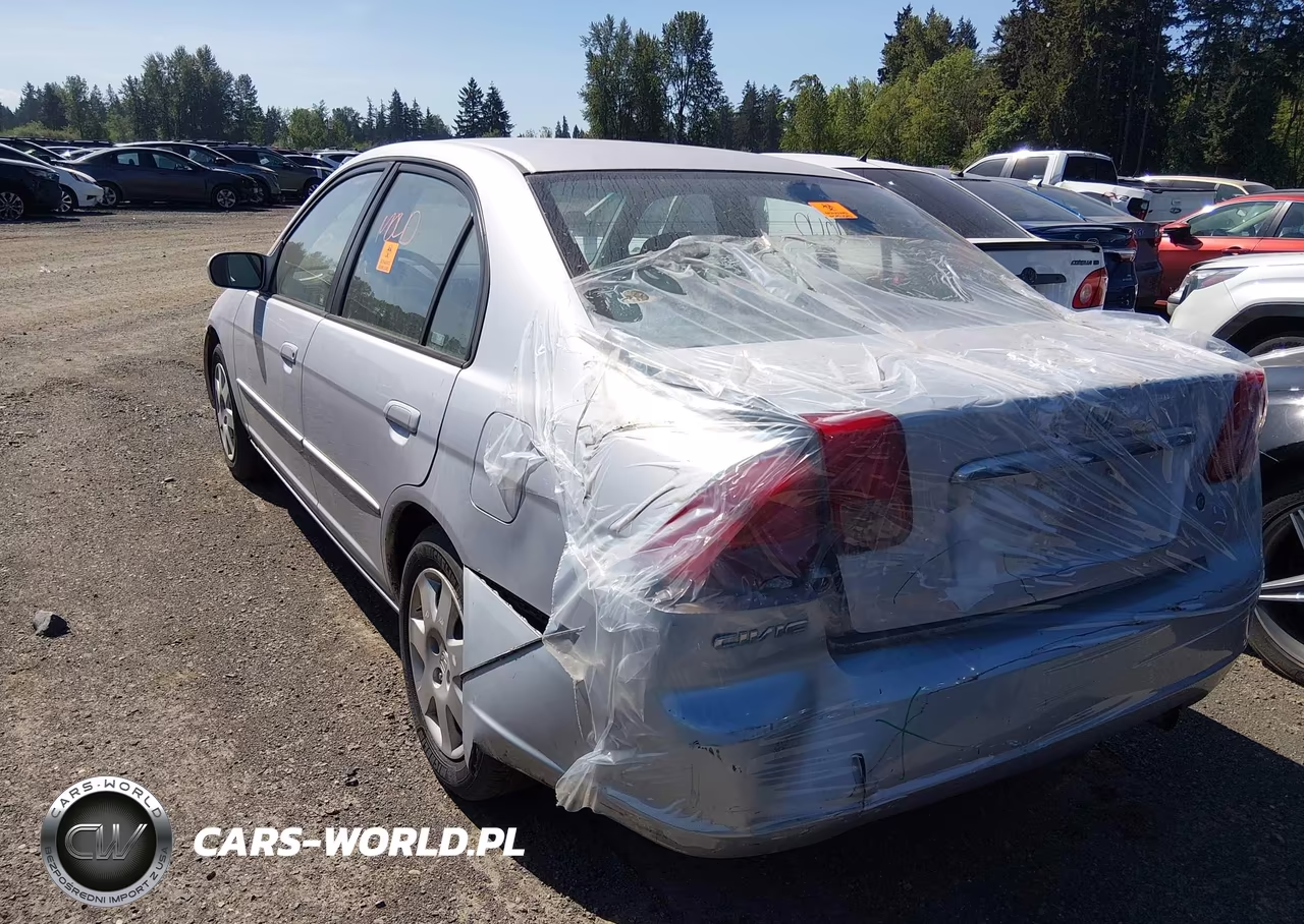 2002 Honda Civic Ex VIN:1HGES26862L070954 - 3
