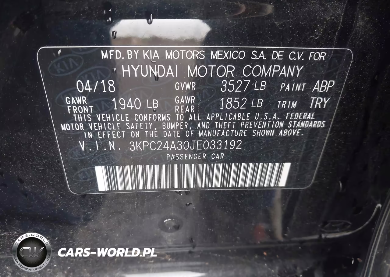 2018 Hyundai Accent Se VIN:3KPC24A30JE033192 - 9