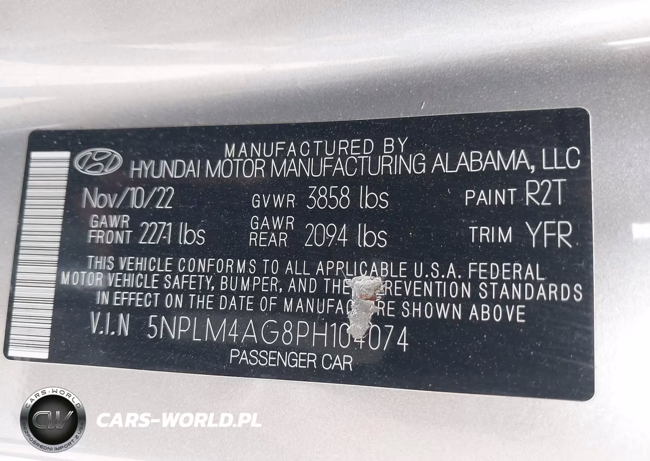 2023 Hyundai Elantra Sel VIN:5NPLM4AG8PH104074 - 9