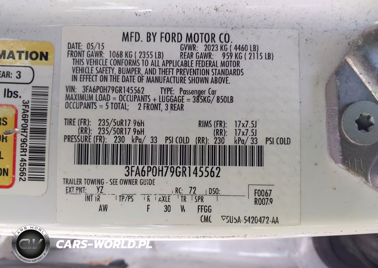 2016 Ford Fusion Se VIN:3FA6P0H79GR145562 - 9