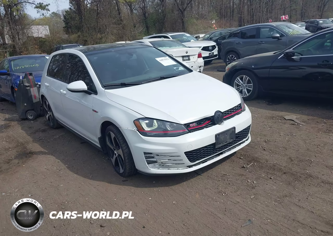 2016 Volkswagen Golf Gti Autobahn W-Performance Package 4-Door