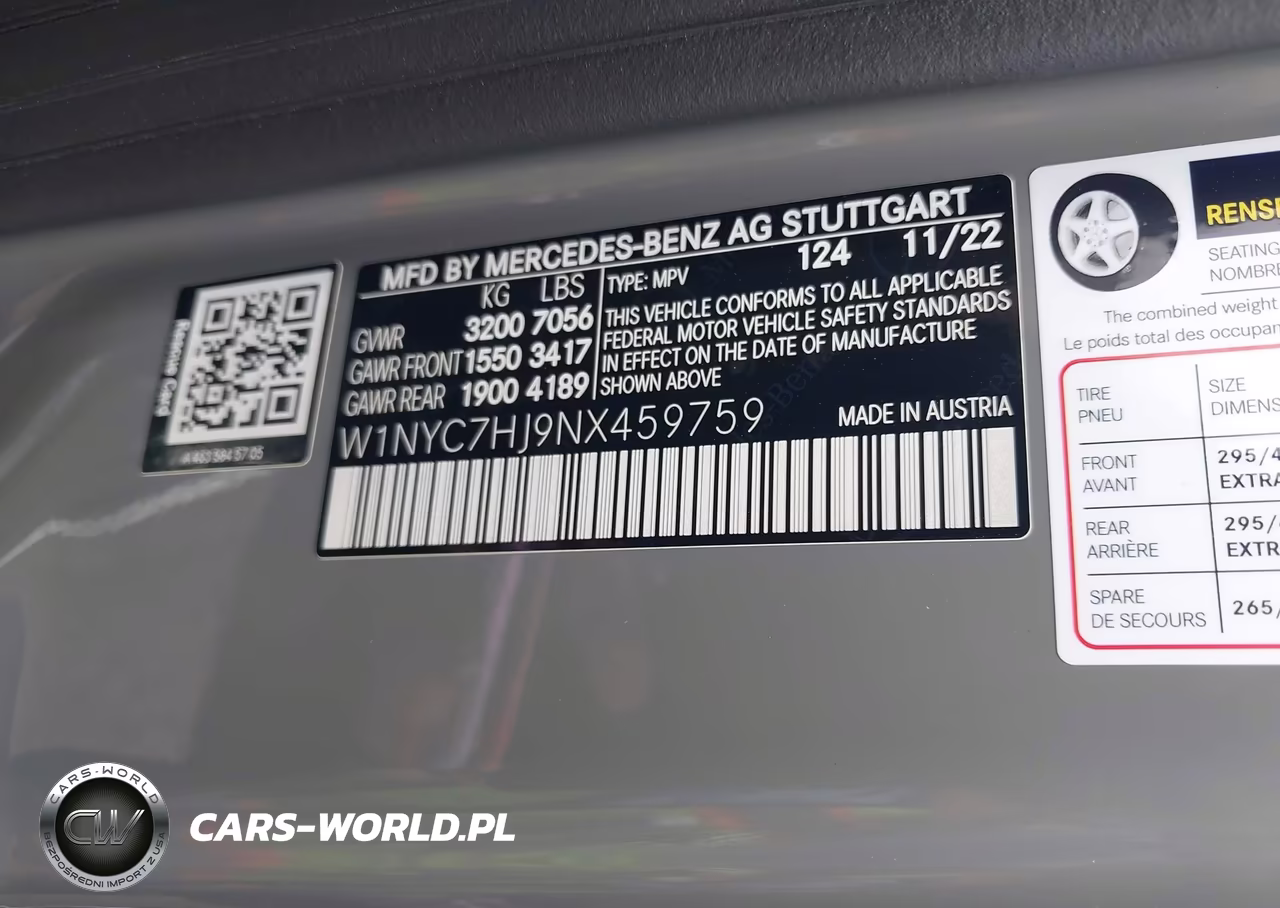 2022 Mercedes-Benz Amg G 63 4Matic VIN:W1NYC7HJ9NX459759 - 9